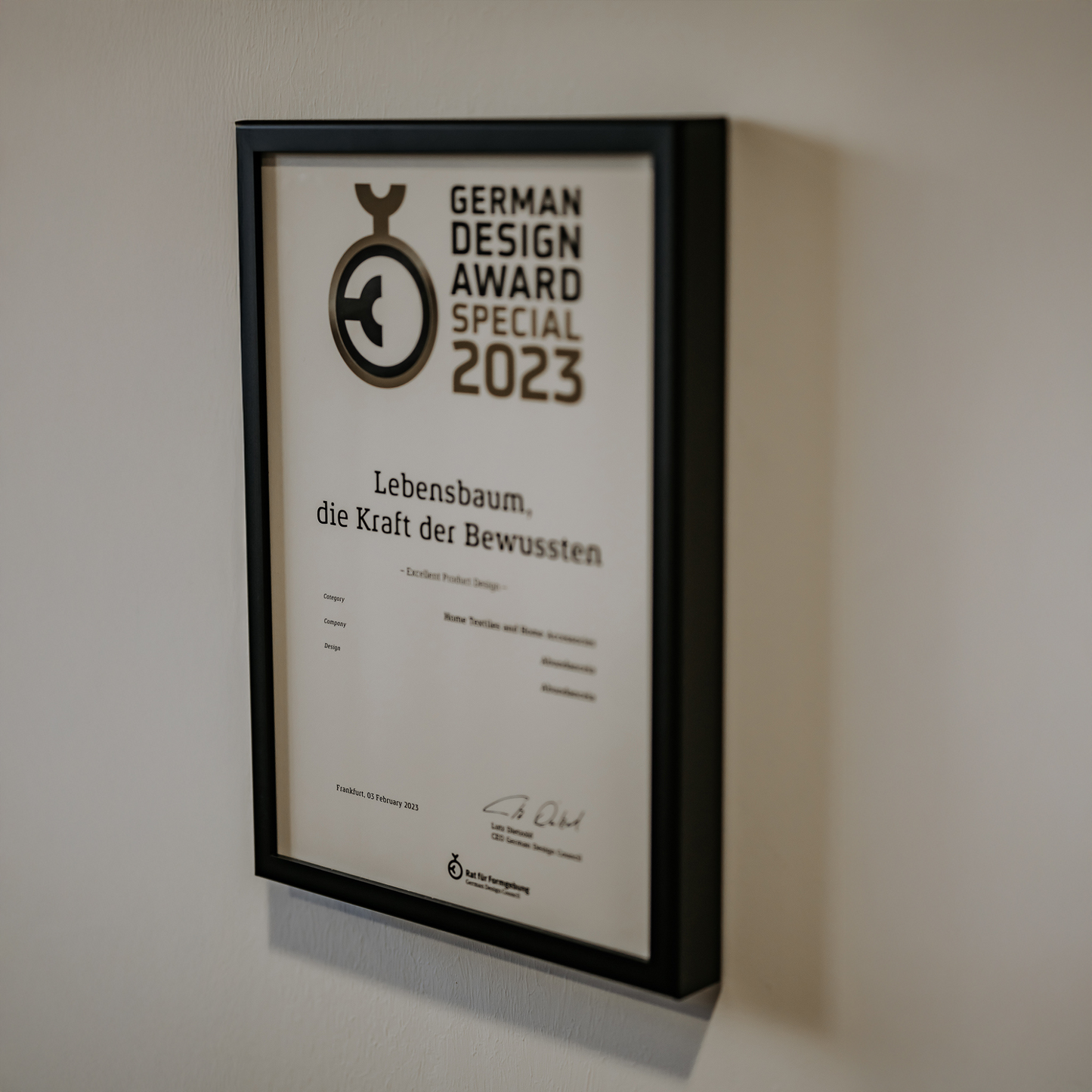 Lebensbaum Ø 50 cm – Bewusstseinsförderndes Edelstahl-Wanddekor