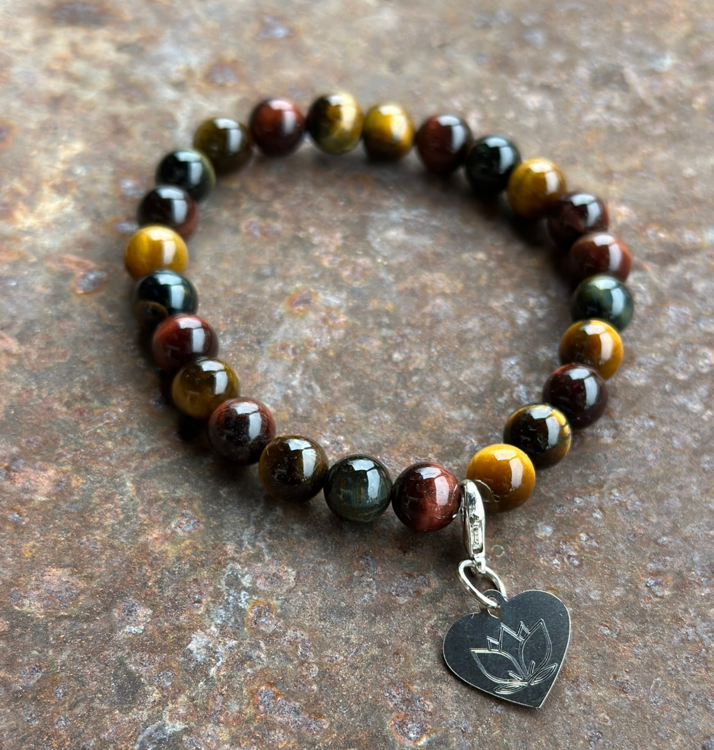 Tigerauge Edelsteinarmband