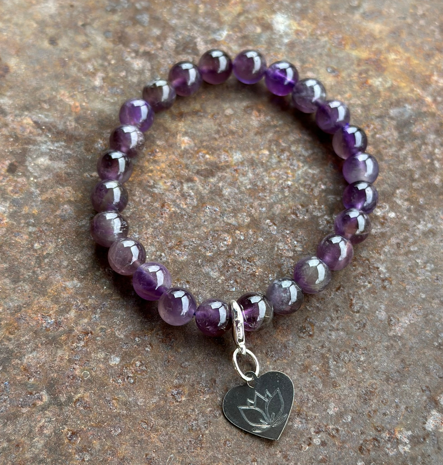 Amethyst Edelsteinarmband