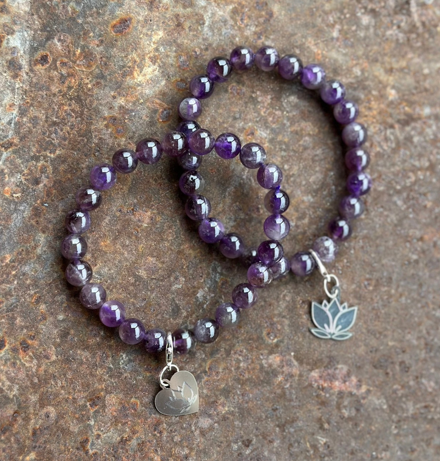 Amethyst Edelsteinarmband