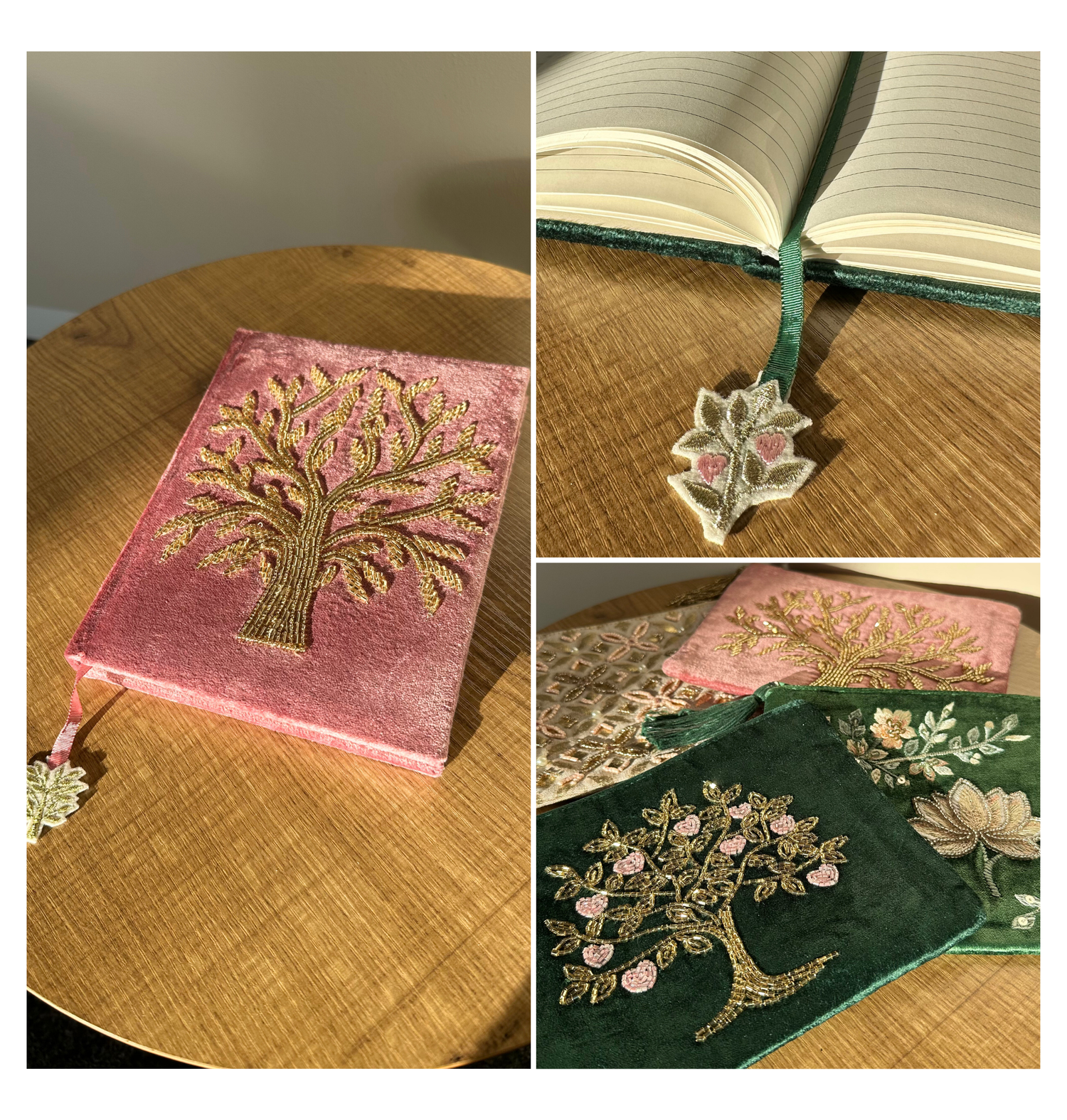 Samt & Symbole – Notizbücher, Täschchen & Schatullen