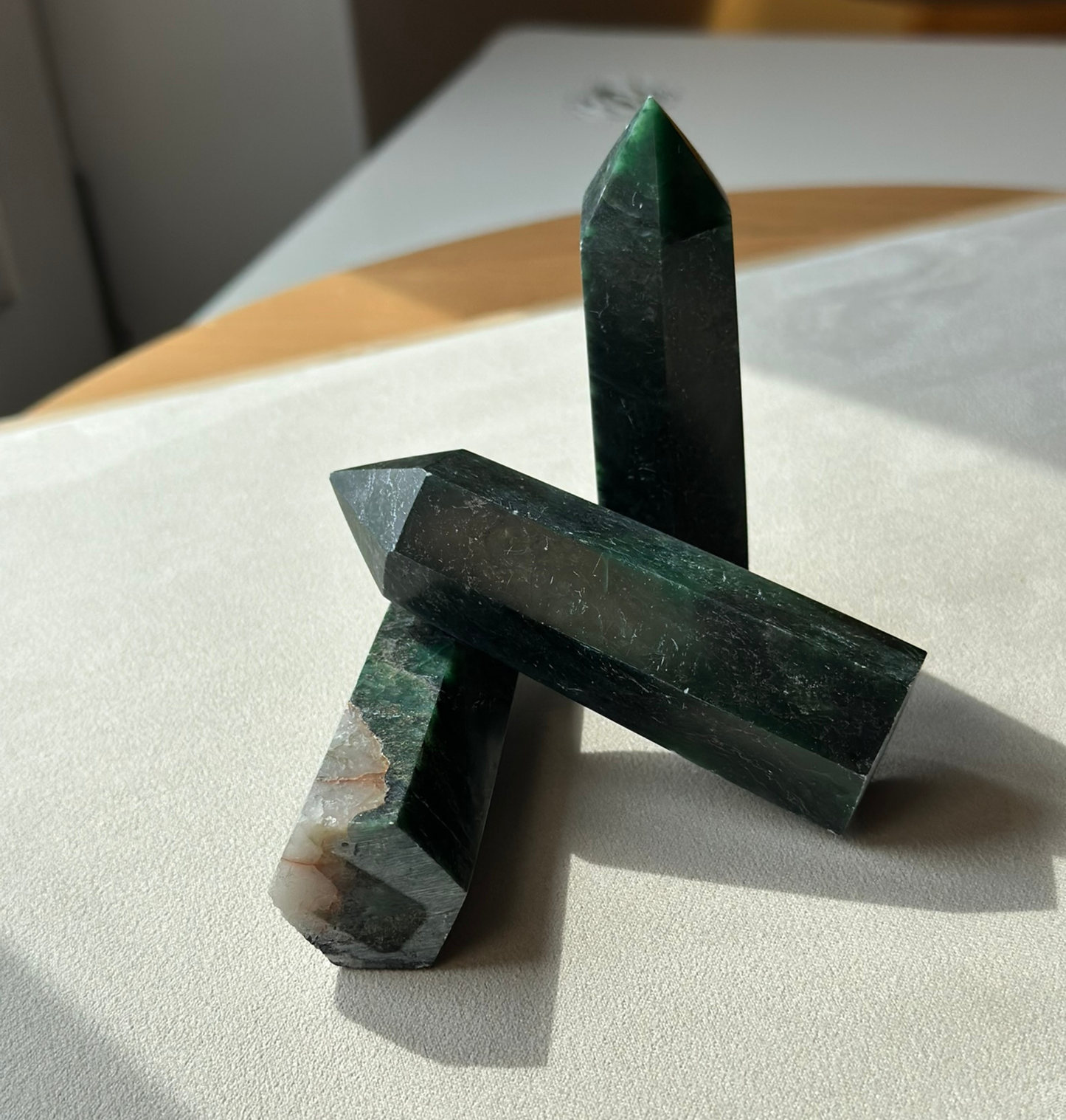 Edelstein Fuchsit-Spitze (Obelisk)
