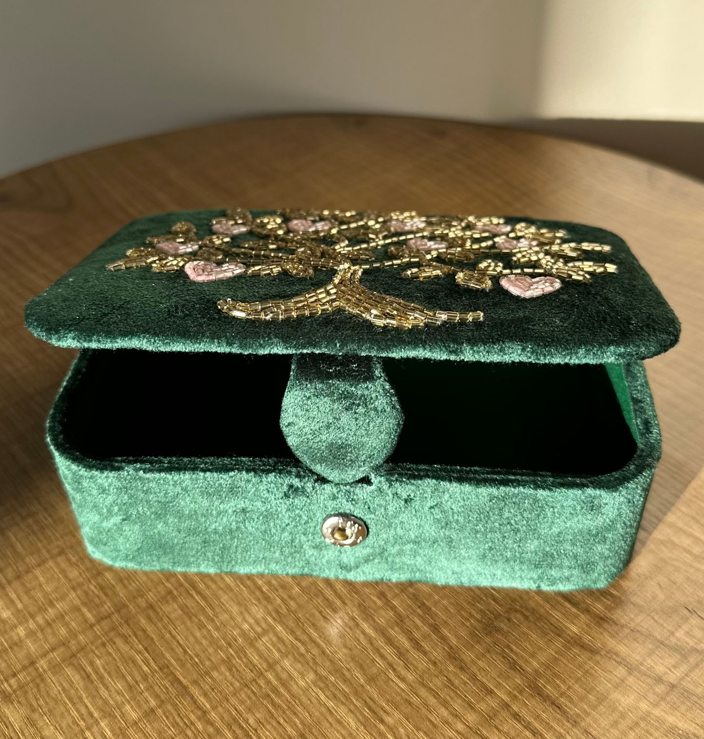 Samt-Schatullen– Lebensbaum, Lotusblüte & Lebensblume