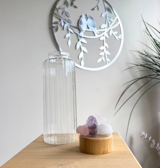 Wassersteine – Rosenquarz, Bergkristall & Amethyst
