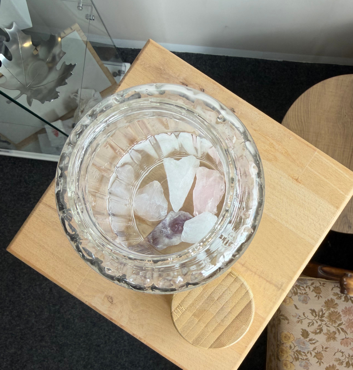 Wassersteine – Rosenquarz, Bergkristall & Amethyst