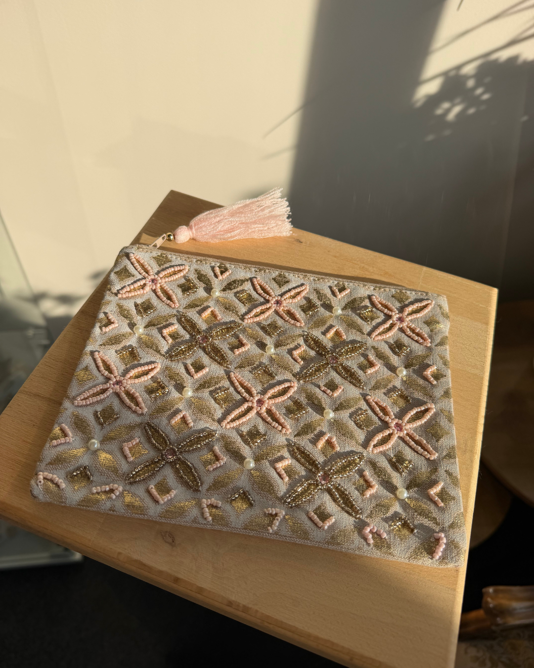 Bundle Lebensblume – Gold/Beige | 3-teilig