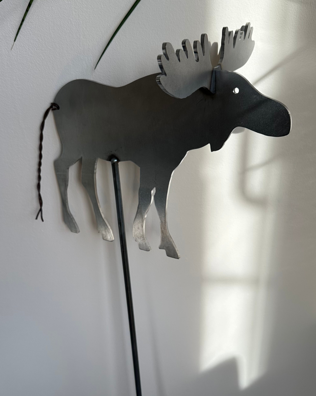 Abundanceia Gartenstecker Elch – Stahl, rostend