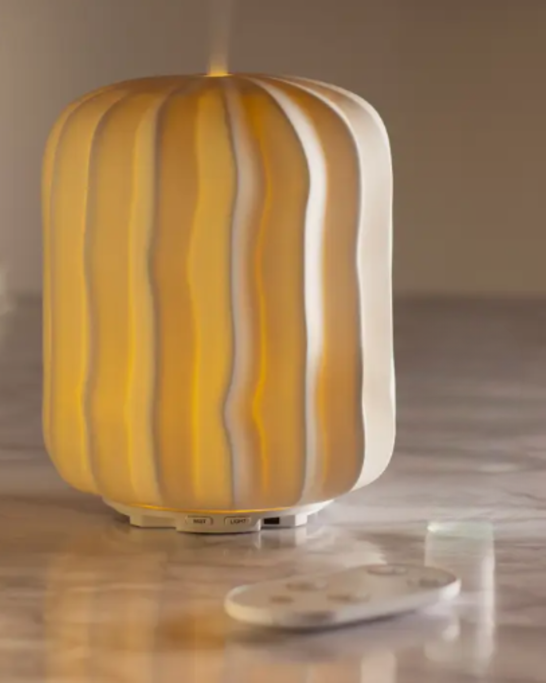 LINA Keramik Aroma Diffuser – Warmes Ambientelicht