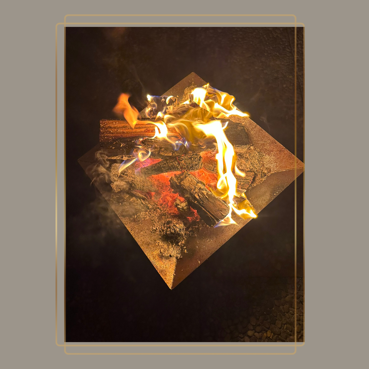 Feuerschale des Lebens 40x40x30cm